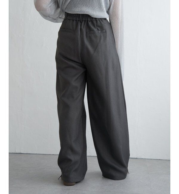 VENCE share style「ヘザーエステルツイルカーブパンツ」|デニム|