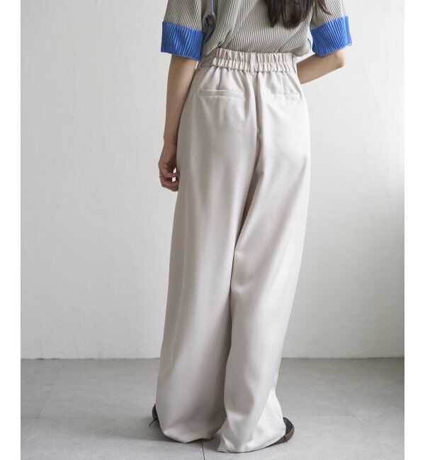 VENCE share style「ヘザーエステルツイルカーブパンツ」|デニム|