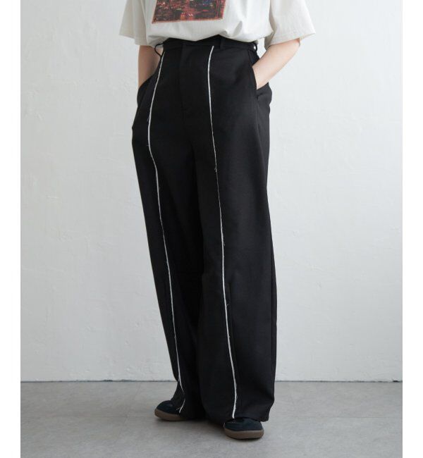 VENCE share style「ヘザーエステルツイルカーブパンツ」|デニム|