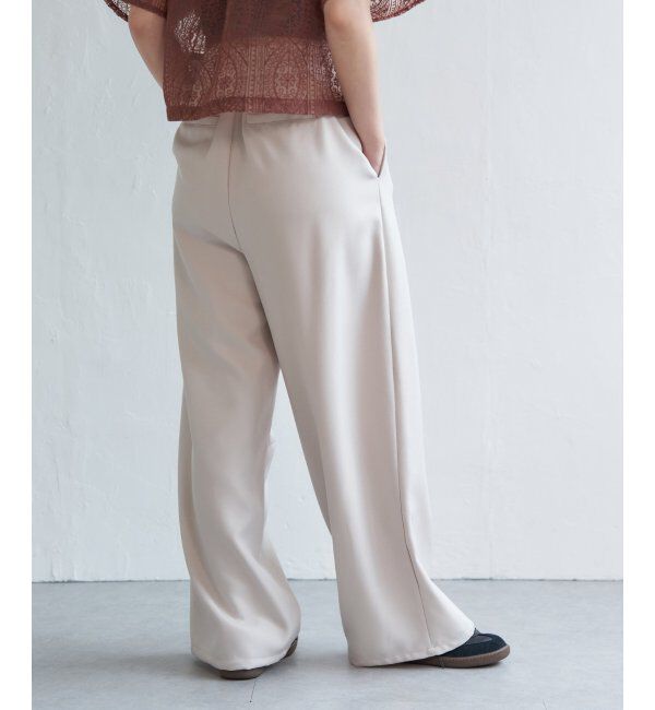 VENCE share style「ヘザーエステルツイルカーブパンツ」|デニム|