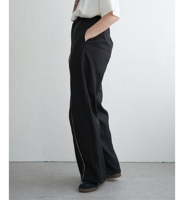 VENCE share style「ヘザーエステルツイルカーブパンツ」|デニム|