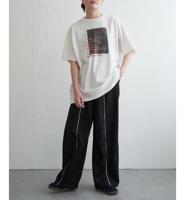 VENCE share style「ヘザーエステルツイルカーブパンツ」|デニム|