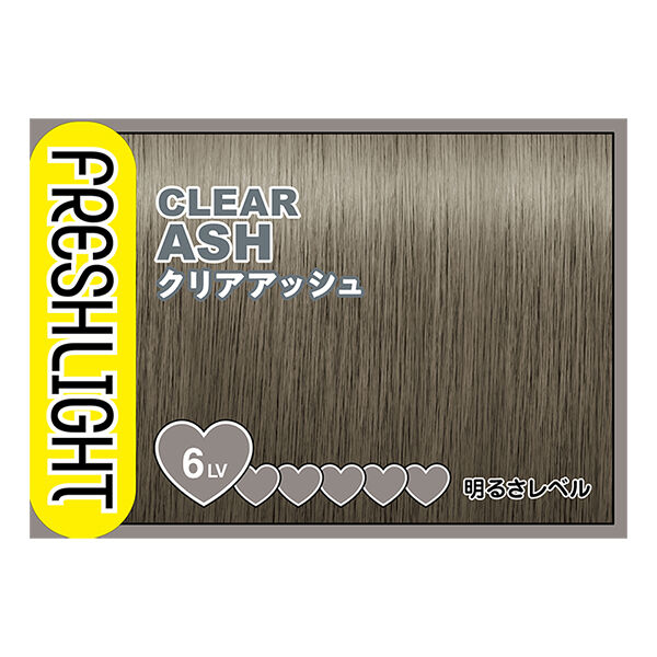  「フレッシュライト フレッシュライト　ミルキーヘアカラー クリアアッシュ 本体 (40g+80mL＋15g)」|ヘアスタイリング|