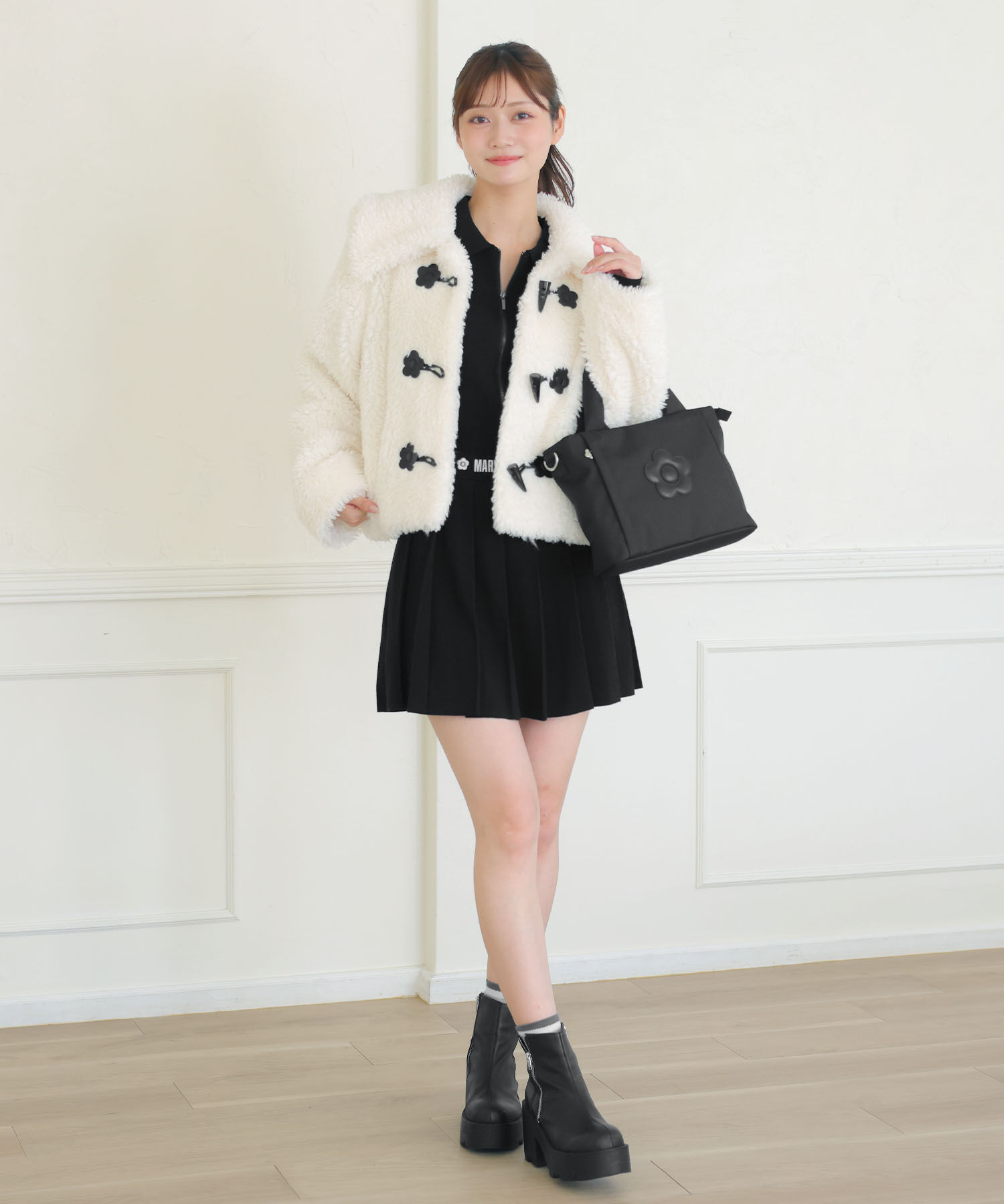 MARY QUANT「デイジーパッチライト 2WAYトート」|ショルダー・メッセンジャー|