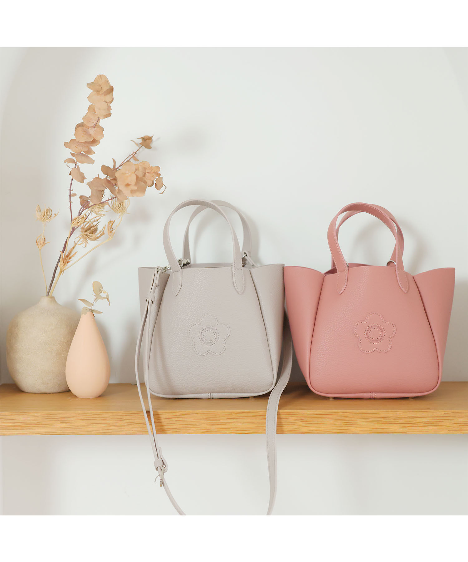 MARY QUANT「シュリンクWフェイス 2WAYミニトート」|ショルダー・メッセンジャー|