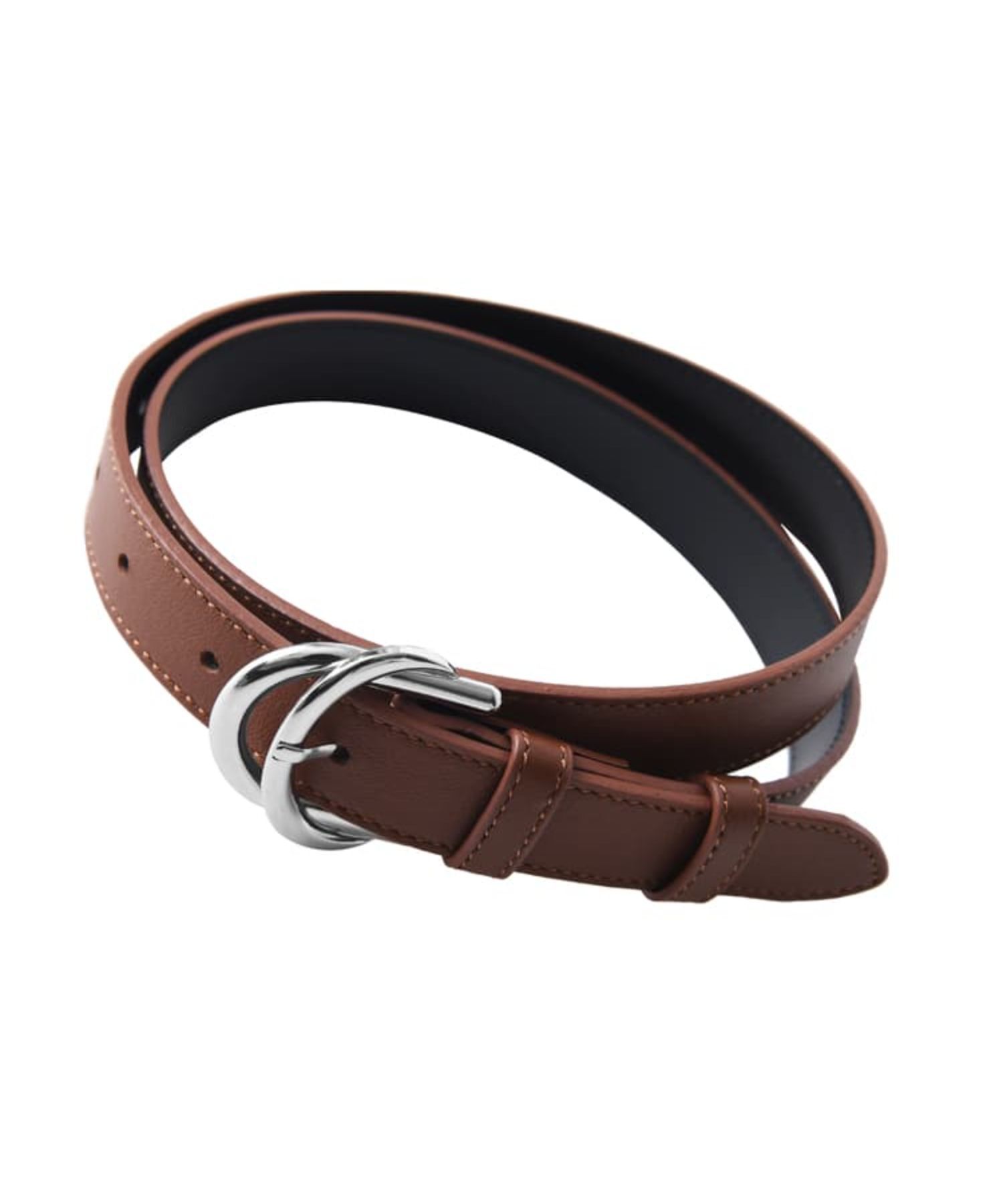 STYLE DELI「20mmダブルリングレザーベルト／SV金具」|ベルト|