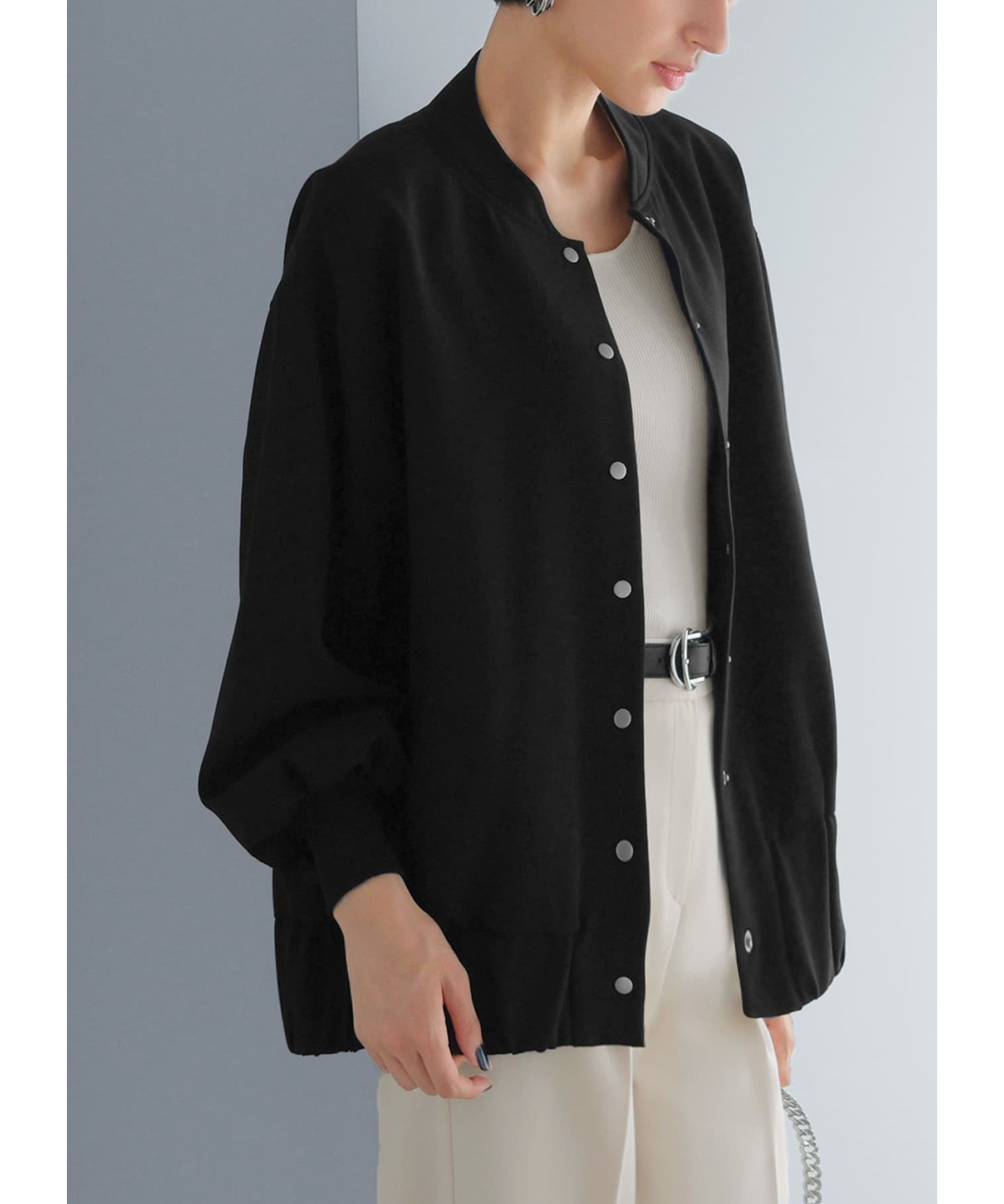 STYLE DELI「スムース平織りブルゾン」|ブルゾン・スタジャン|