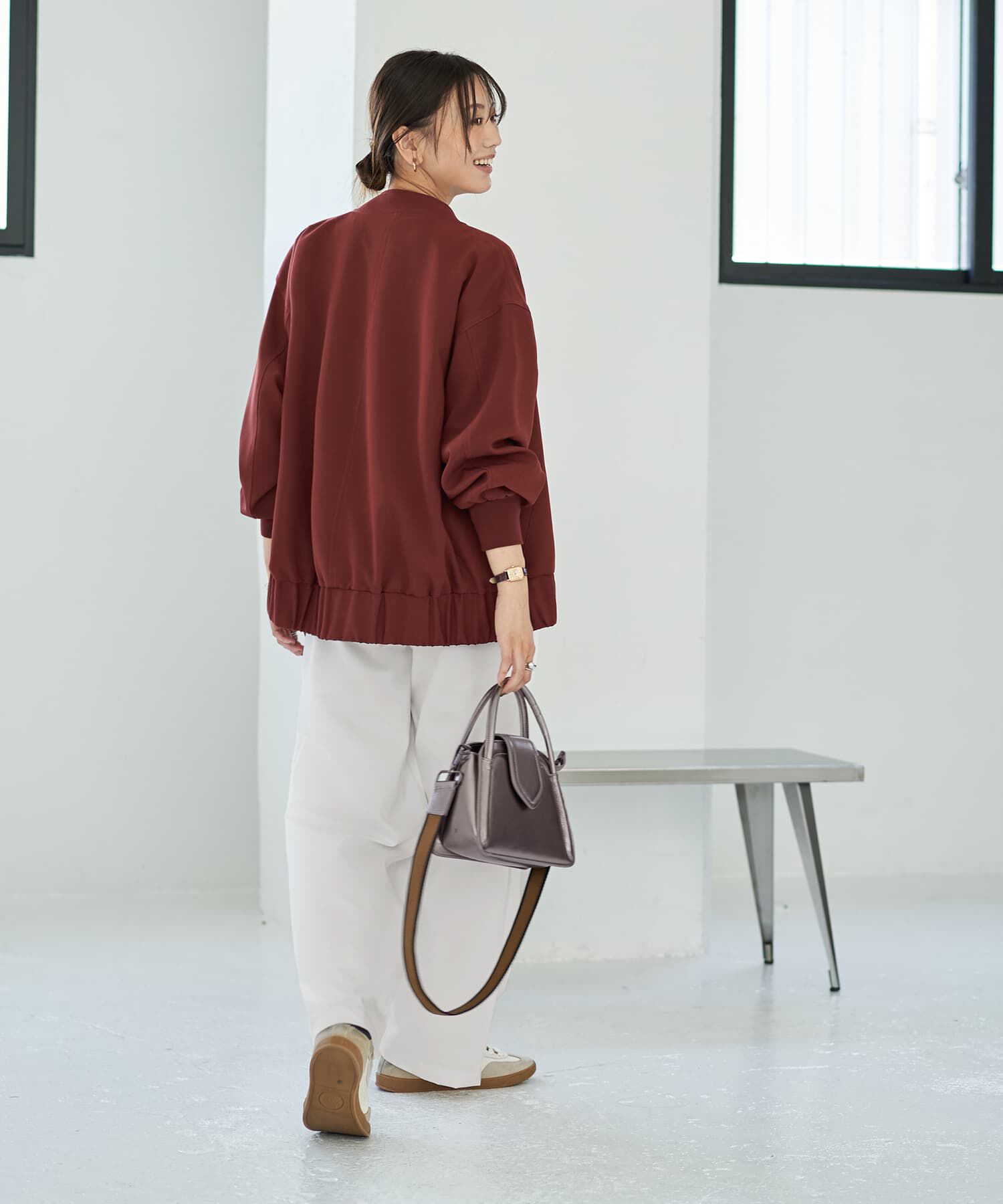 STYLE DELI「スムース平織りブルゾン」|ブルゾン・スタジャン|