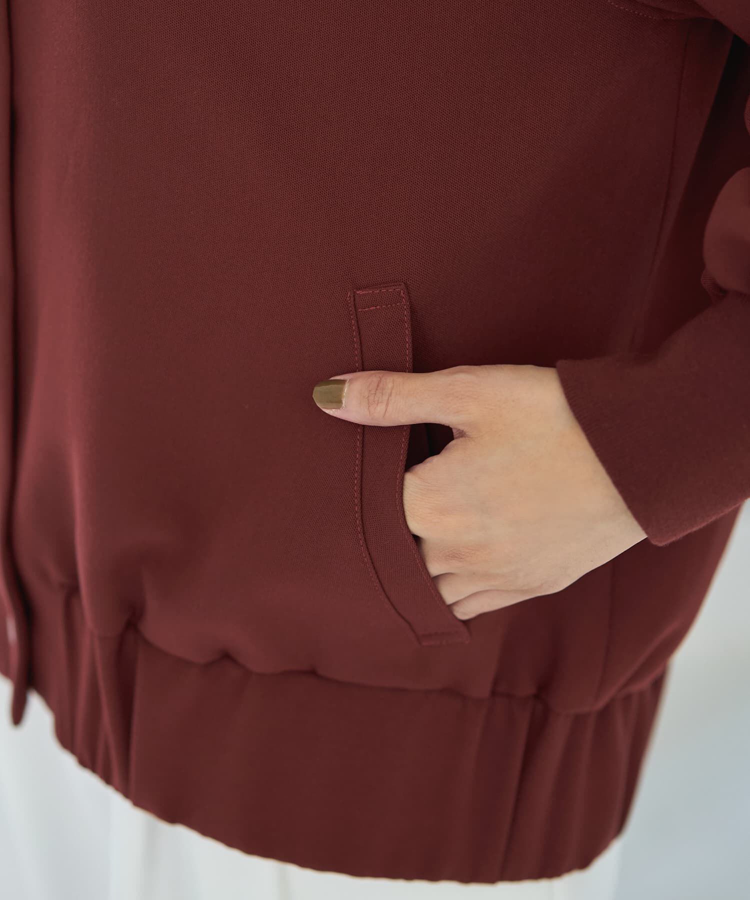 STYLE DELI「スムース平織りブルゾン」|ブルゾン・スタジャン|