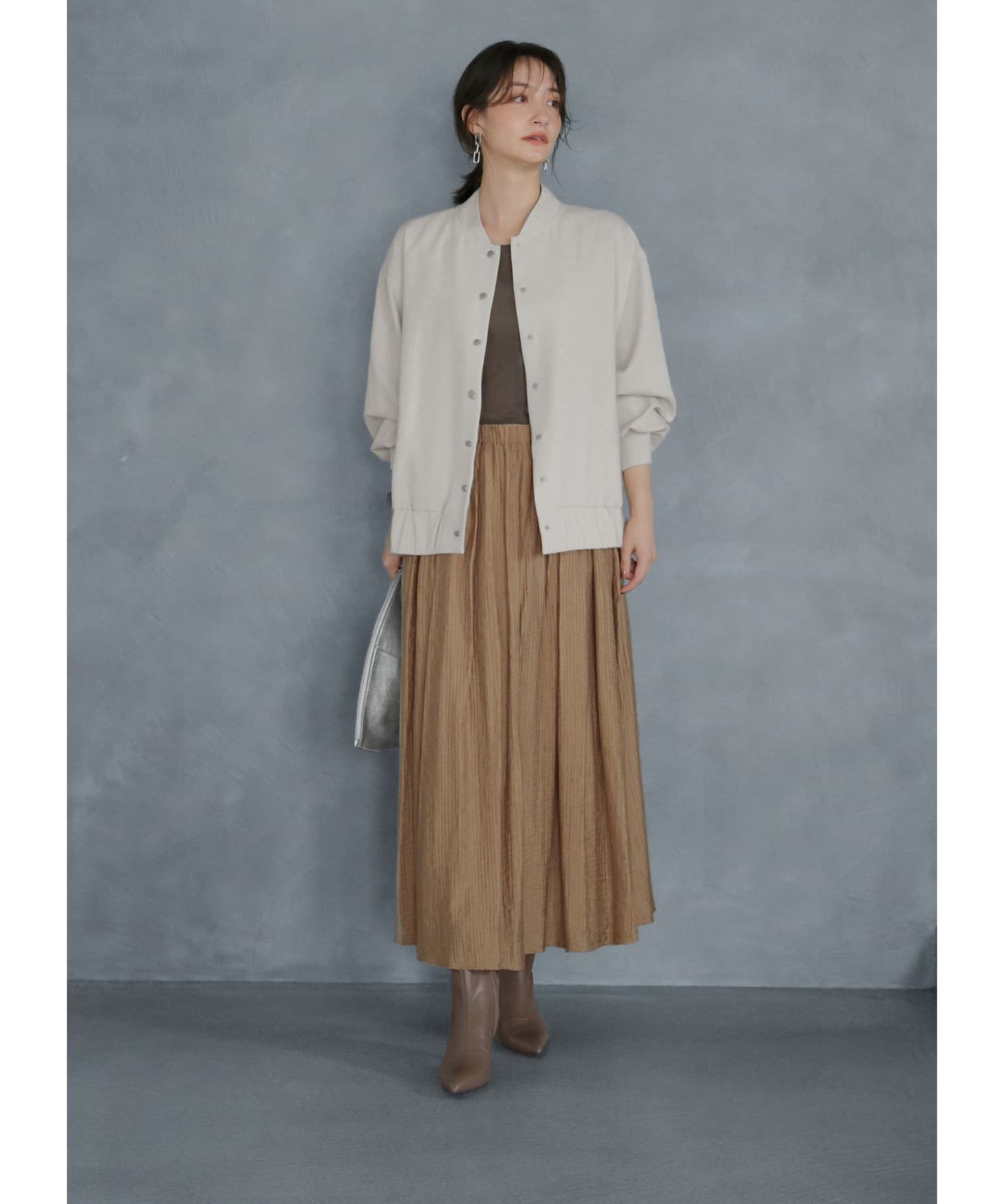 STYLE DELI「スムース平織りブルゾン」|ブルゾン・スタジャン|