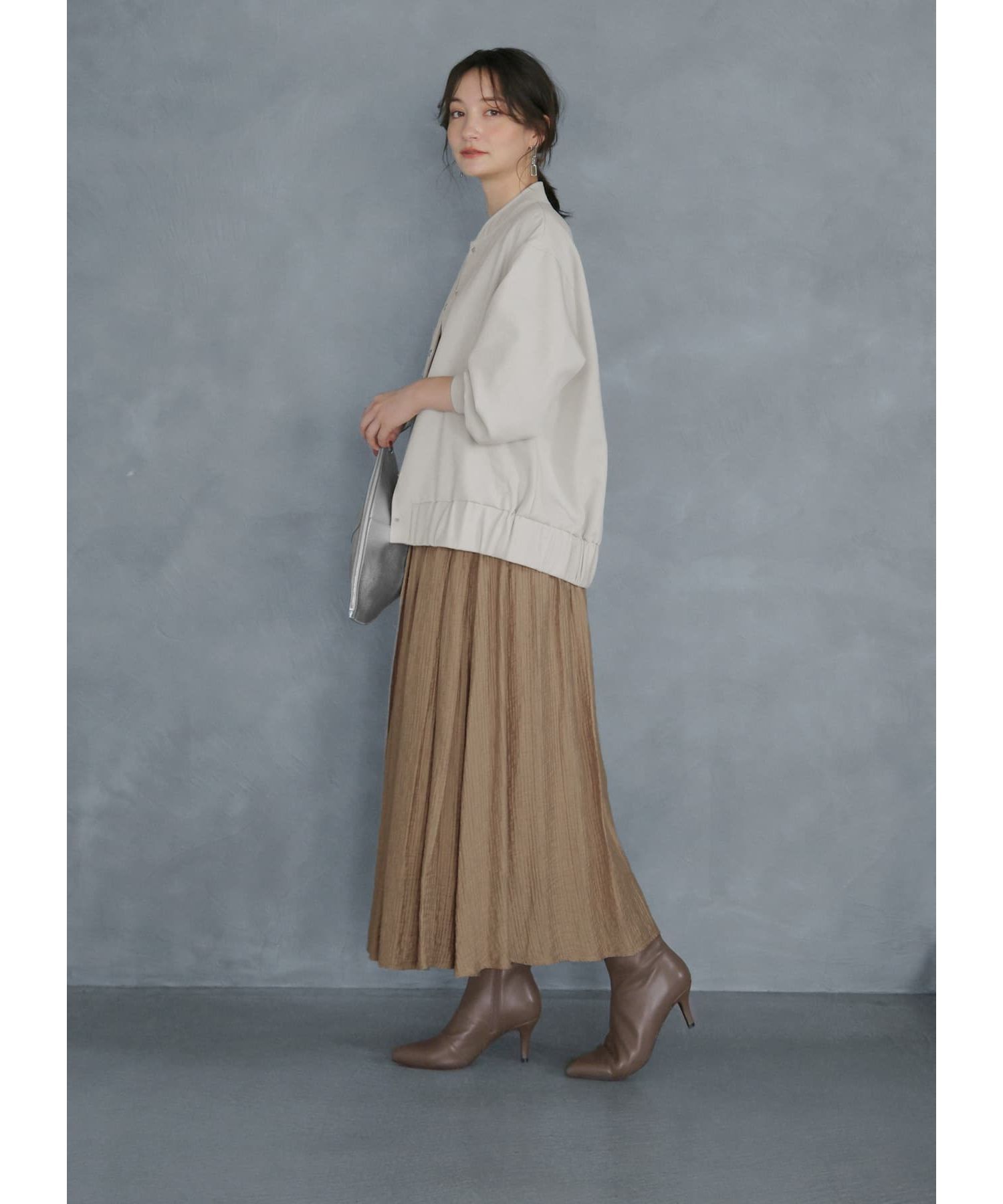 STYLE DELI「スムース平織りブルゾン」|ブルゾン・スタジャン|