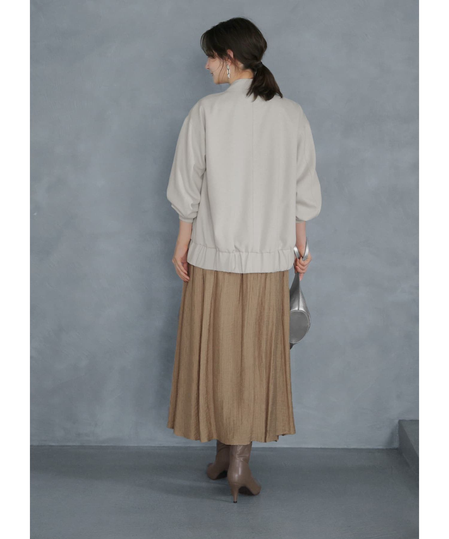 STYLE DELI「スムース平織りブルゾン」|ブルゾン・スタジャン|