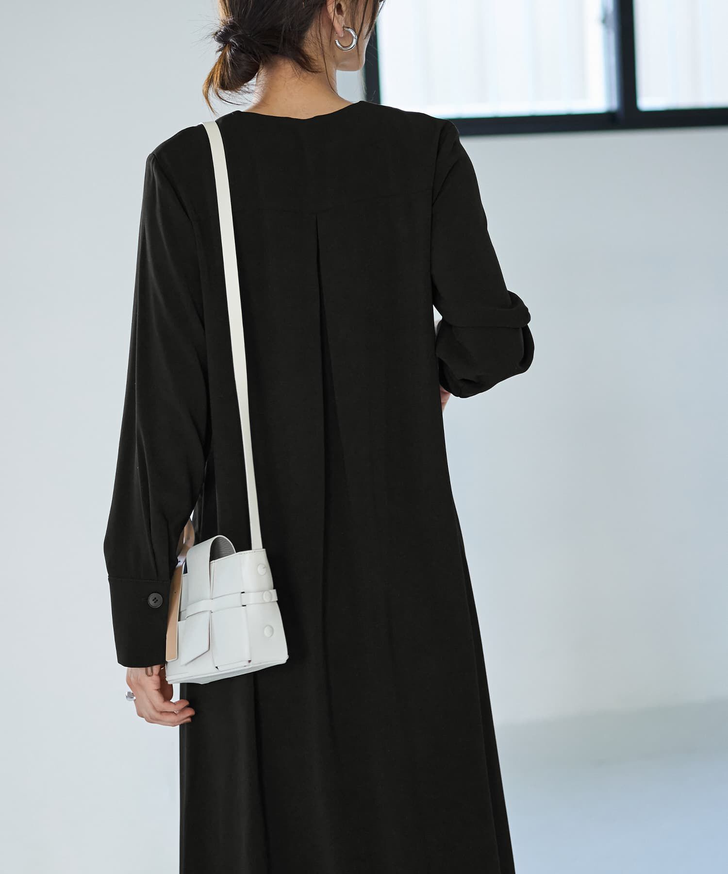 STYLE DELI「フロント２ボタンジョーゼットワンピース」|ワンピース|