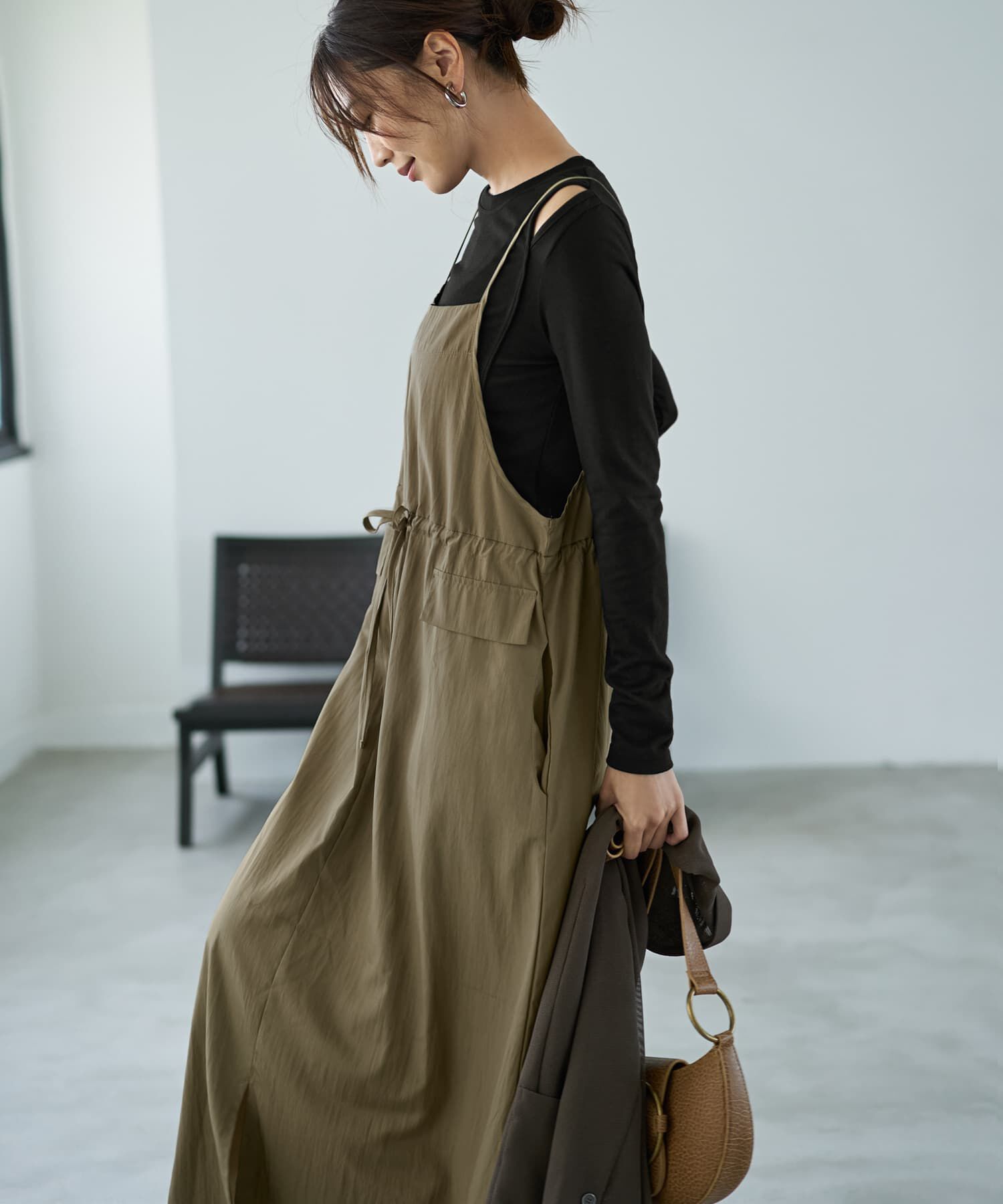 STYLE DELI「ソリッドジャンパースカート」|ジャンパースカート|