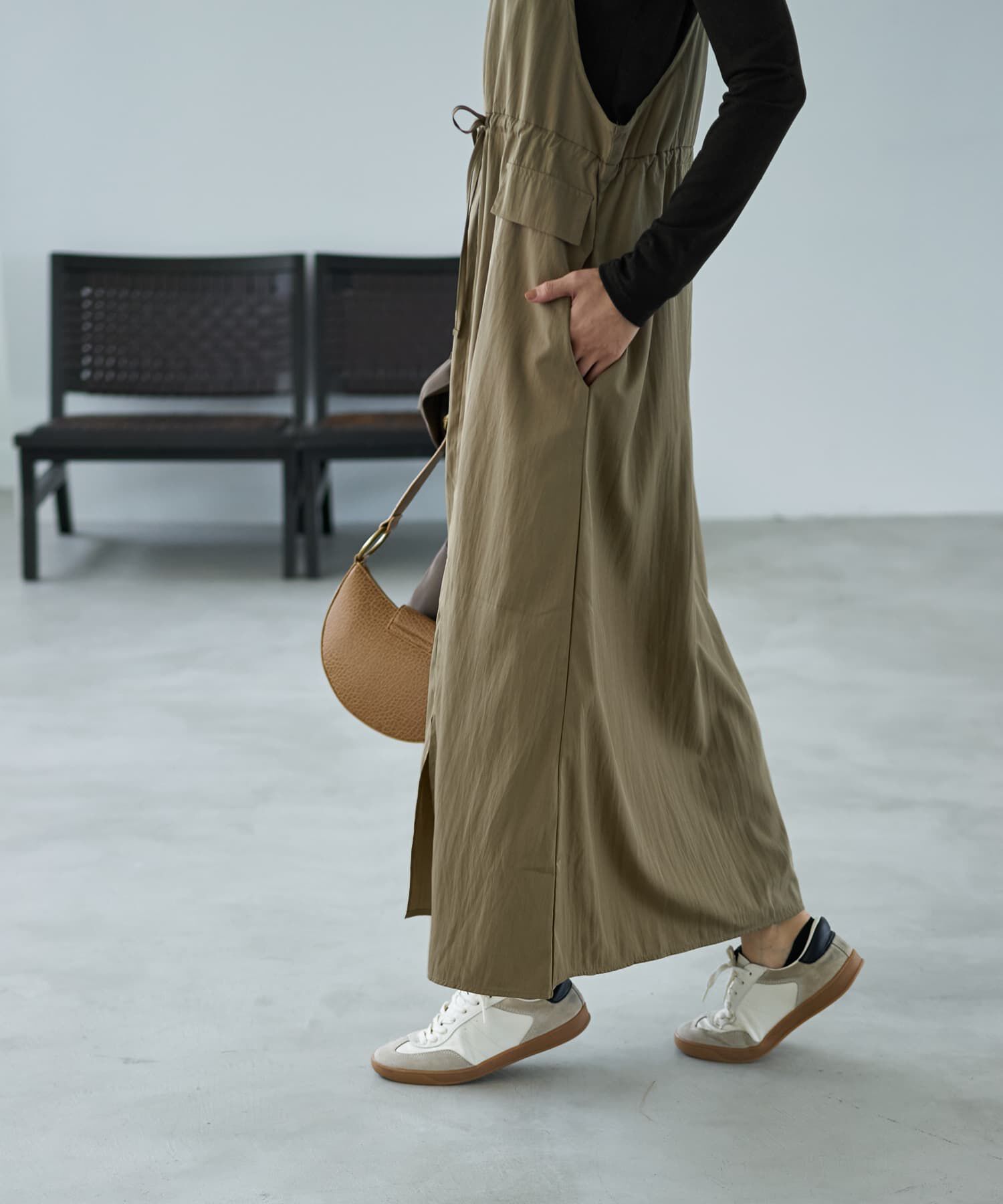 STYLE DELI「ソリッドジャンパースカート」|ジャンパースカート|