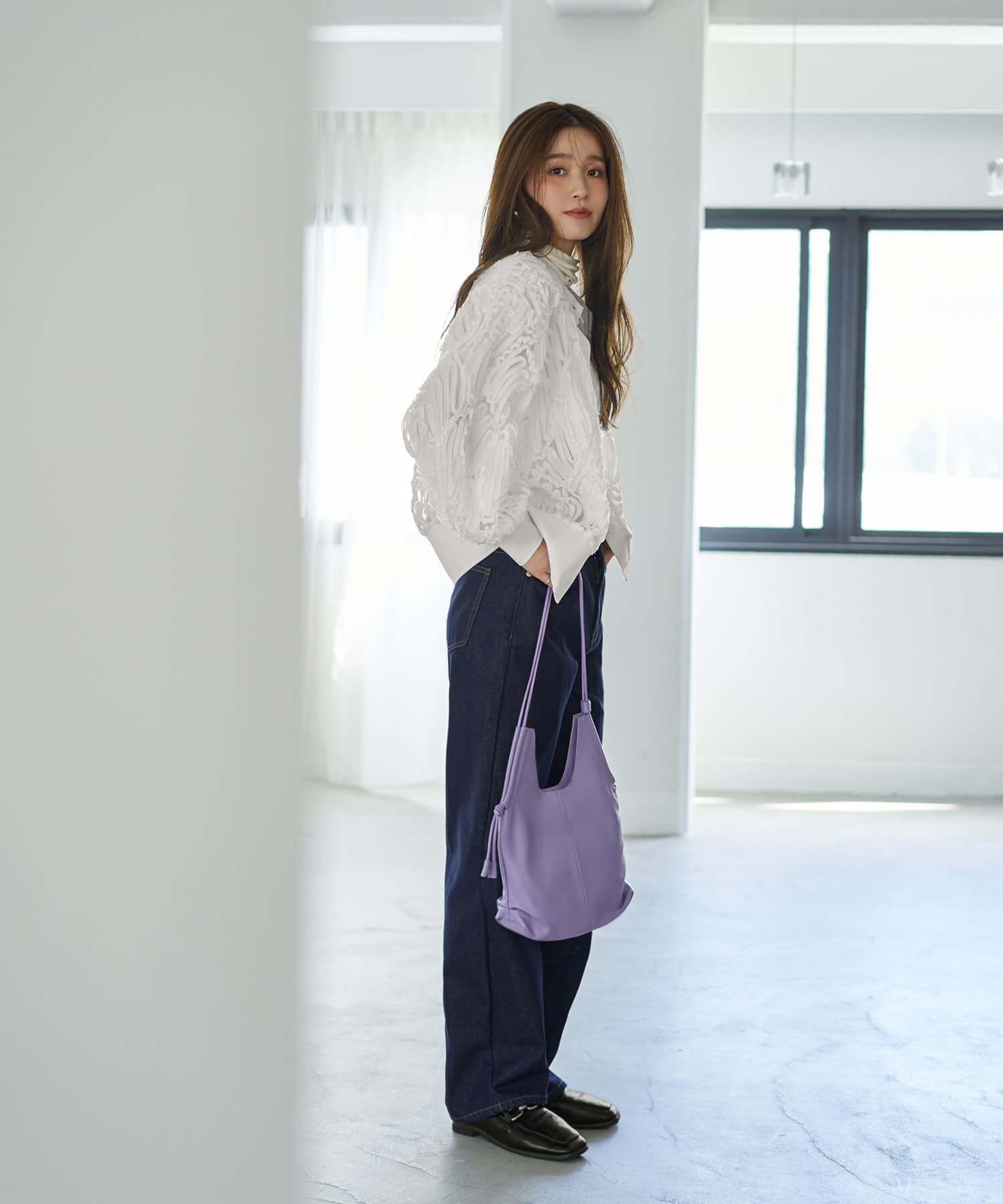 STYLE DELI「【LUXE】チュールにデコレーションカーディガン」|カーディガン|