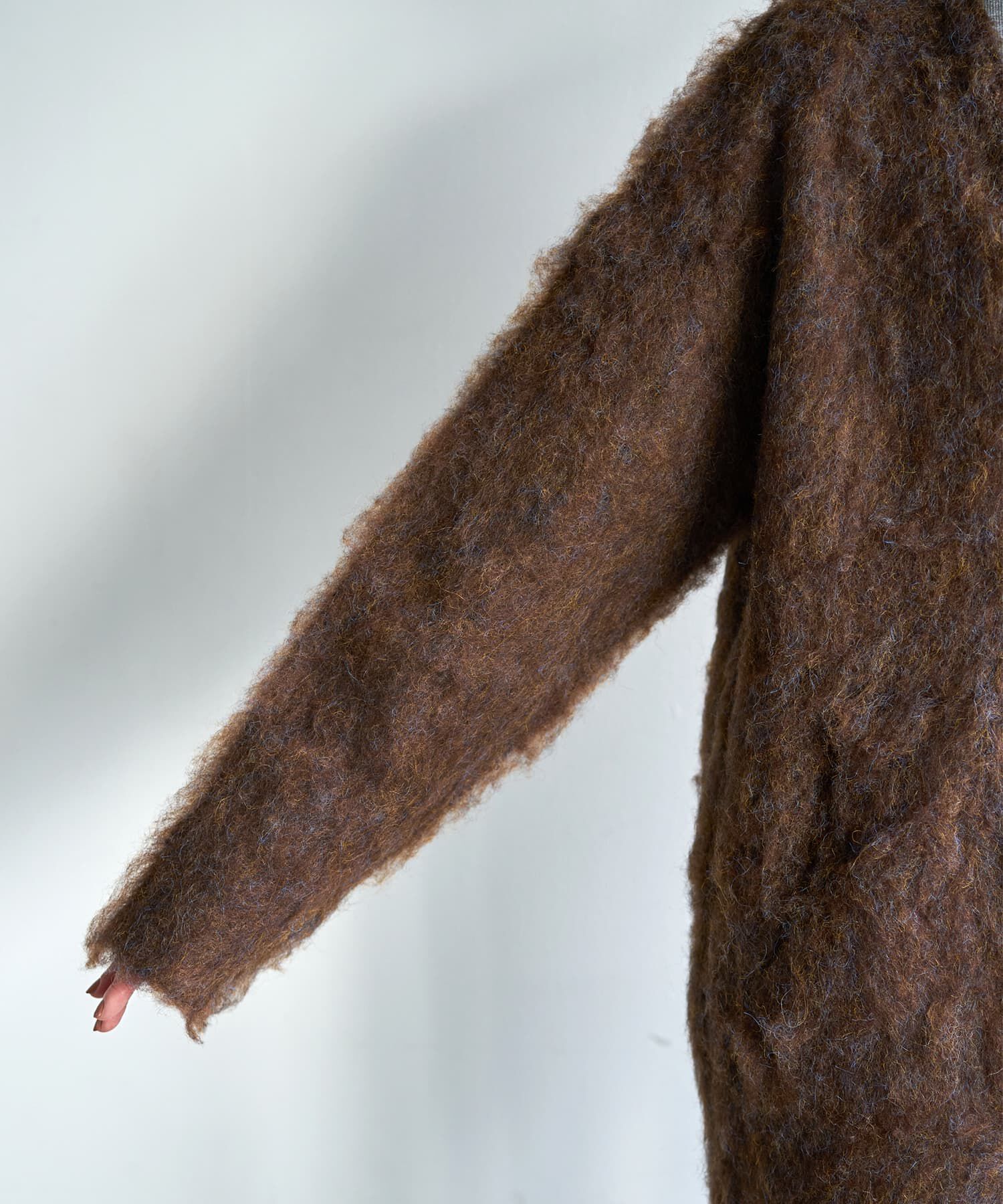 STYLE DELI「【LUXE】毛起こしブークレジャケット風カーディガン」|ニット・セーター|