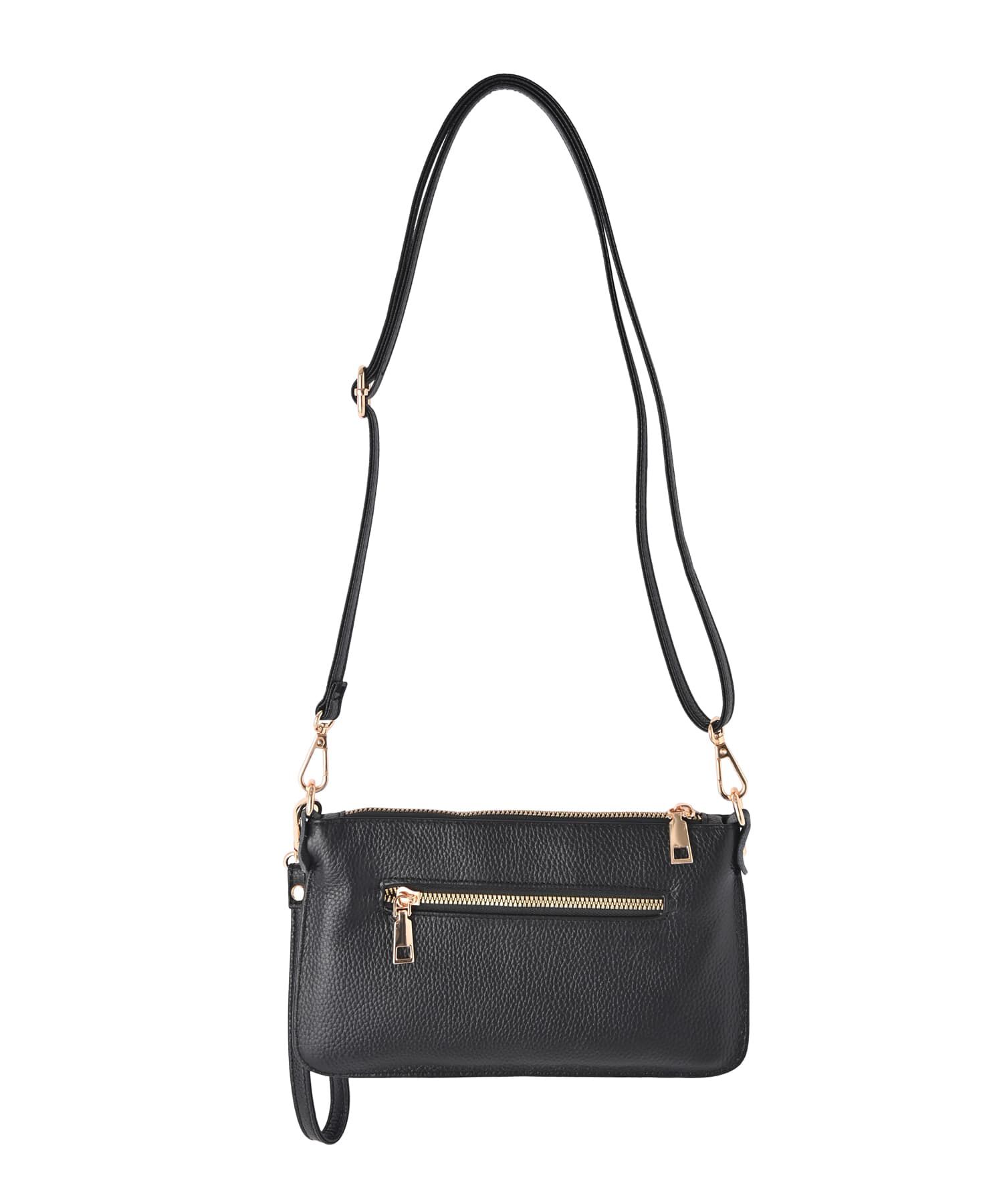 STYLE DELI「【DELI by】リアルレザー2WAYミニショルダー＆クラッチバッグ」|ショルダー・メッセンジャー|