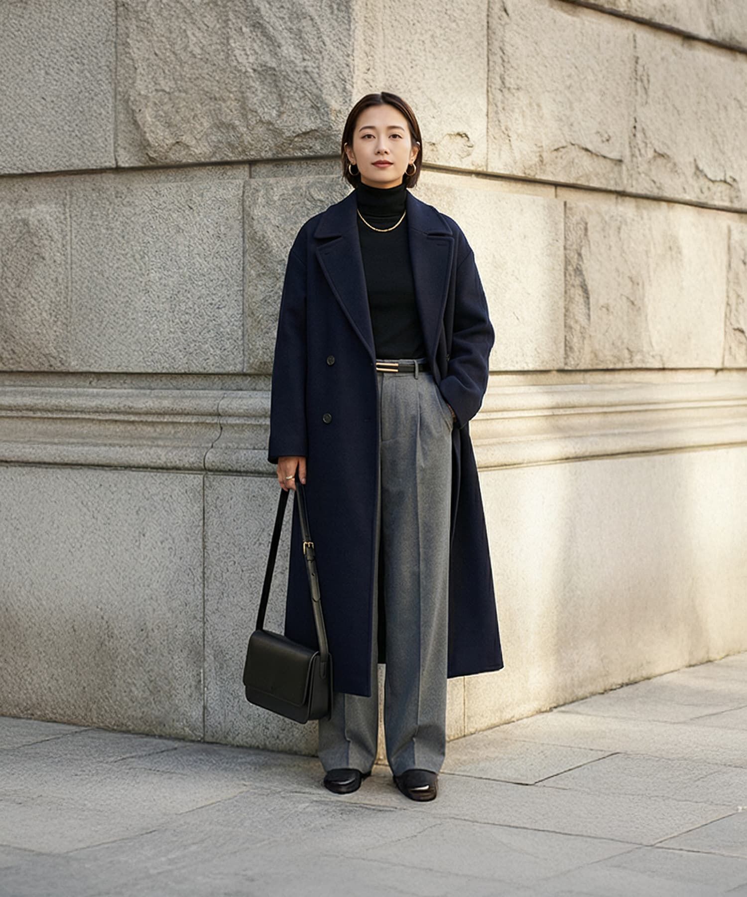 STYLE DELI「【DELI by】スリムクラシックリアルレザーベルト」|ベルト|