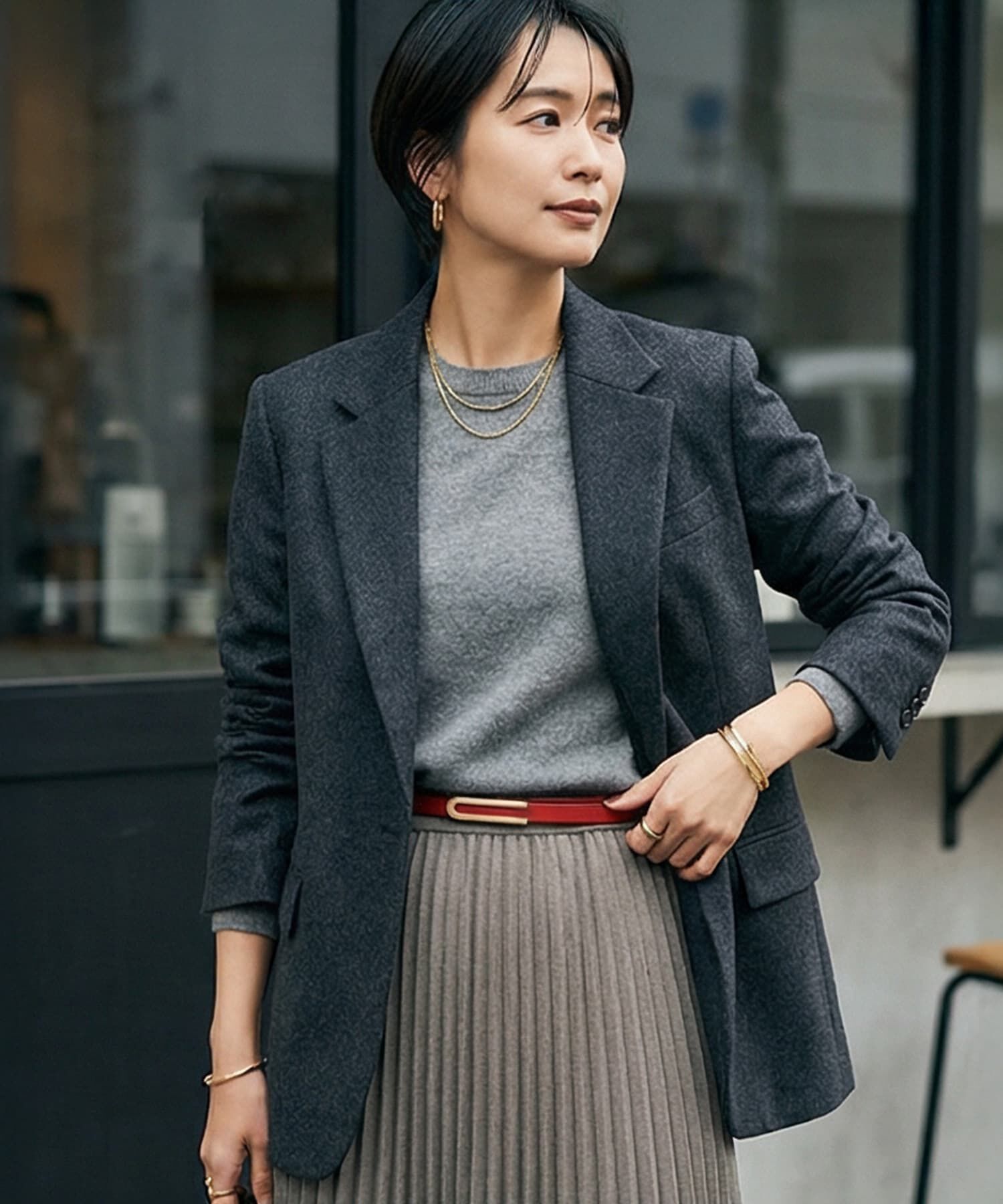 STYLE DELI「【DELI by】スリムクラシックリアルレザーベルト」|ベルト|