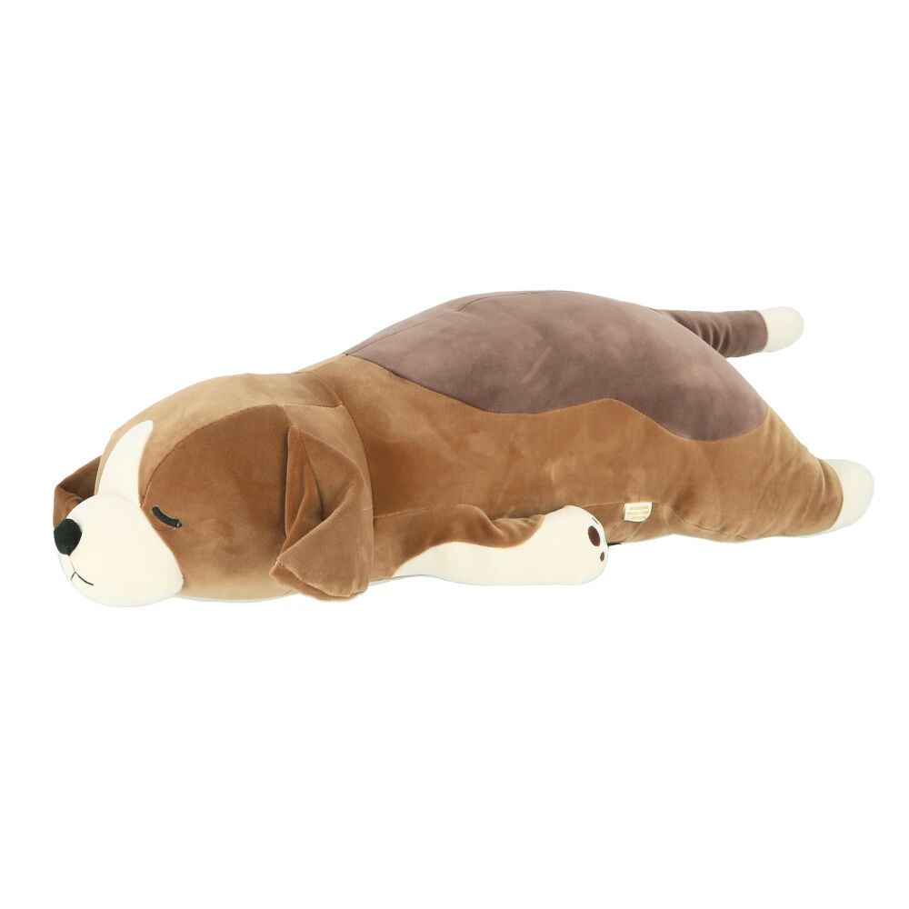 BACKYARD FAMILY「抱き枕 ぬいぐるみ 通販 L 大きい ねむねむアニマルズ 抱きまくら まくら 枕 クッション」|その他|ブラウン1