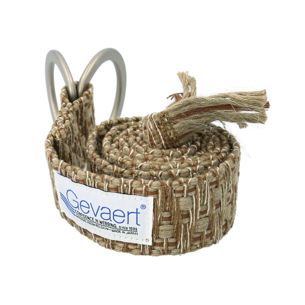 BACKYARD FAMILY「リングベルト ゲバルト 通販 メンズ レディース ブランド GEVAERT おしゃれ ベルト」|ベルト|ベージュ1