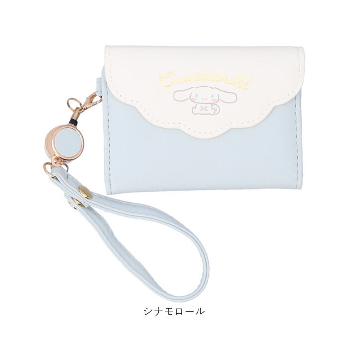 BACKYARD FAMILY「パスケース サンリオ 通販 リール付きパスケース 定期入れ パスポーチ 定期券入れ ICカード」|定期入れ|