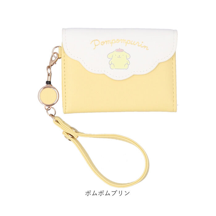 BACKYARD FAMILY「パスケース サンリオ 通販 リール付きパスケース 定期入れ パスポーチ 定期券入れ ICカード」|定期入れ|