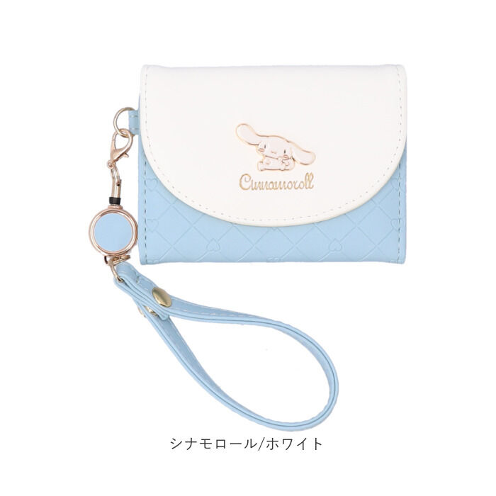 BACKYARD FAMILY「パスケース サンリオ 通販 リール付きパスケース 定期入れ パスポーチ 定期券入れ ICカード」|定期入れ|