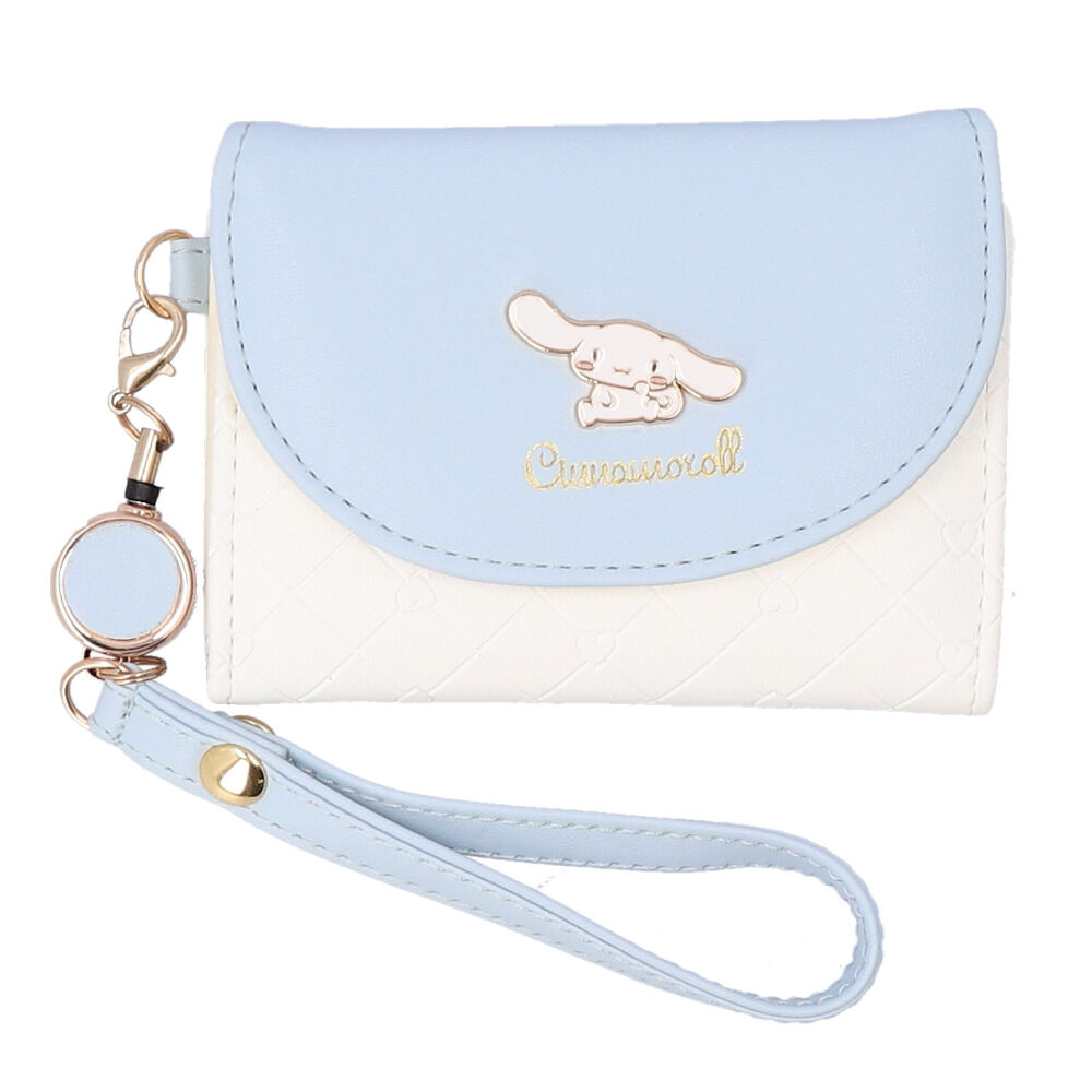 BACKYARD FAMILY「パスケース サンリオ 通販 リール付きパスケース 定期入れ パスポーチ 定期券入れ ICカード」|定期入れ|ブルー2