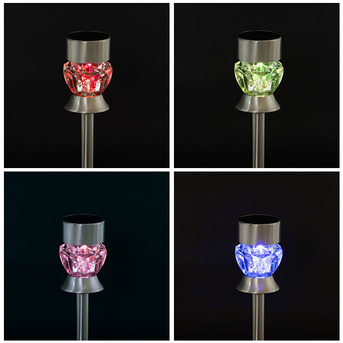 BACKYARD FAMILY「ソーラーライト 屋外 通販 2WAY ダイヤモンドカット ガーデンライト 照明 ライト LED」|その他|