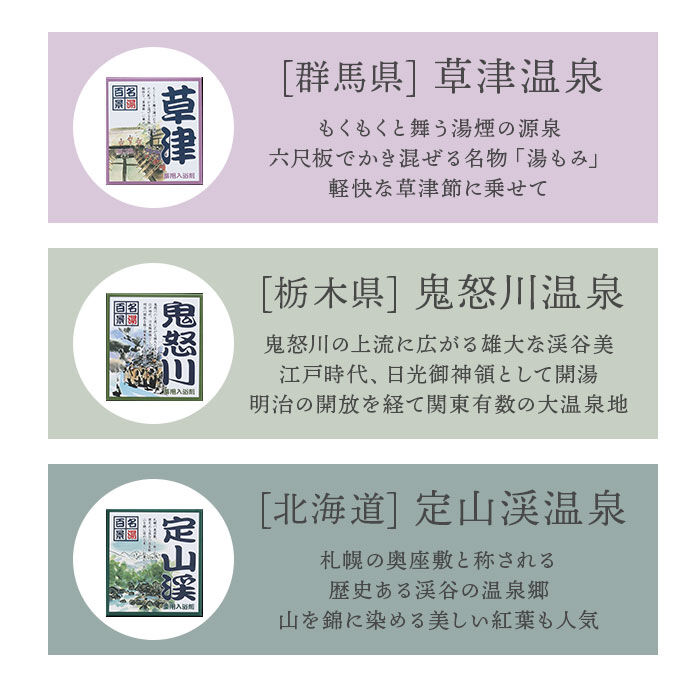 BACKYARD FAMILY「入浴剤 詰め合わせ 通販 名湯百景 ギフト 30包入り 24包入り 温泉 プチギフト 贈り物」|入浴剤・バスグッズ|