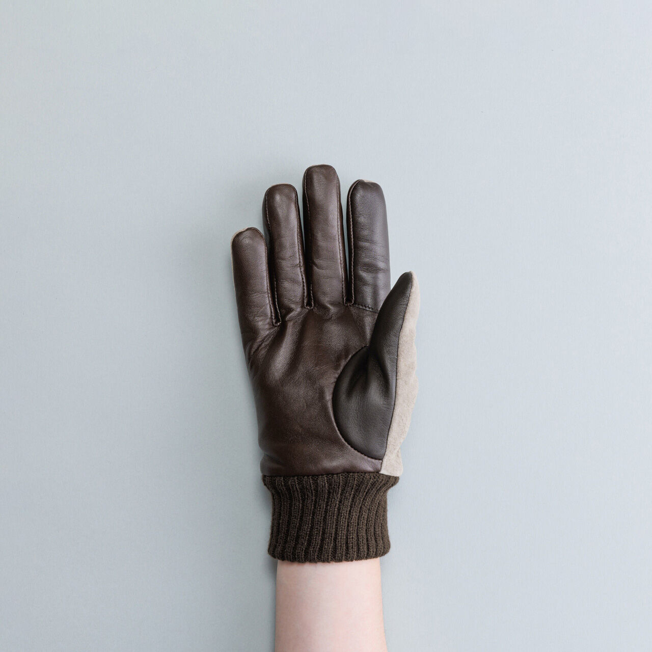 BACKYARD FAMILY「クロダ 手袋 メンズ 通販 グローブ 手ぶくろ ピッグスエード ラムコンビ カフスグローブ レザー」|手袋|