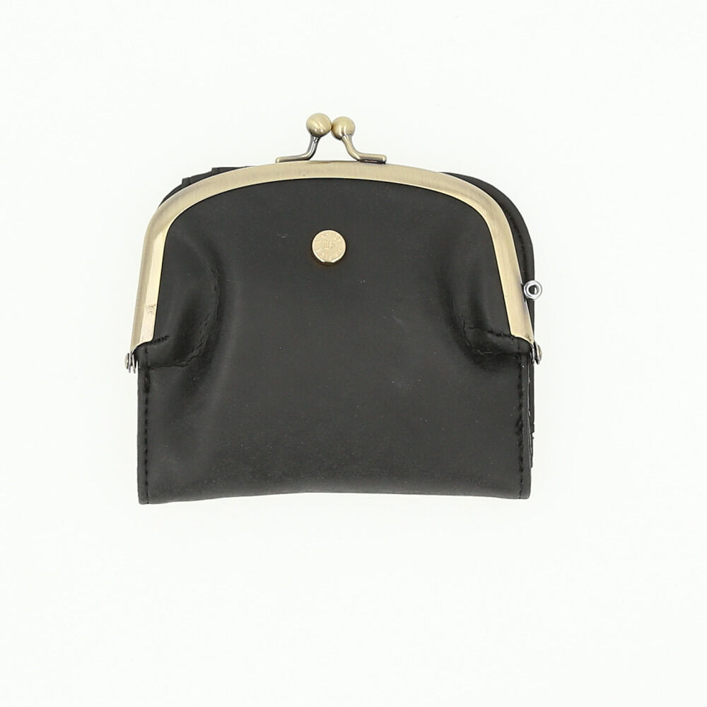 BACKYARD FAMILY「二つ折り財布 がま口 通販 ラフィール Lafiel 財布 さいふ サイフ がま口財布」|財布|ブラック1