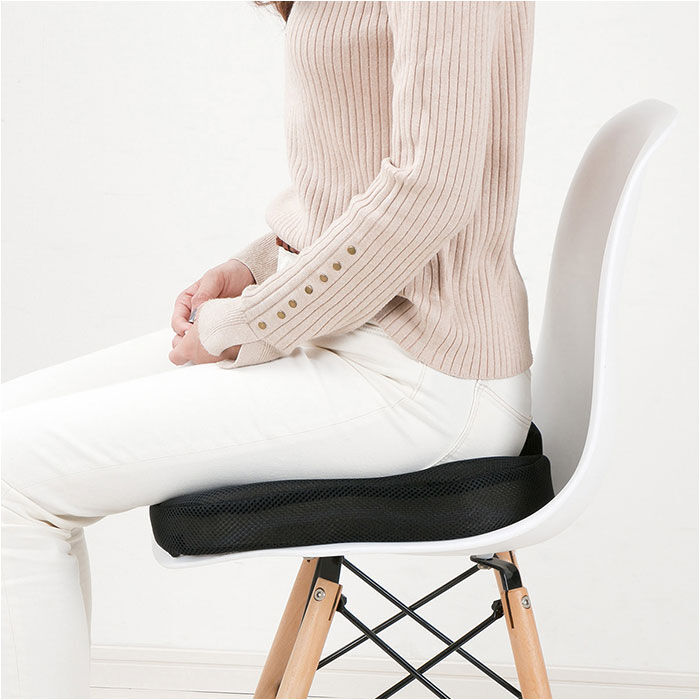 BACKYARD FAMILY「クッション 低反発 通販 もっちり低反発 腰楽クッション 椅子クッション イス いす」|その他|