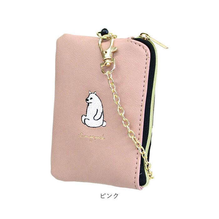 BACKYARD FAMILY「コインケース キーリング付 通販 小銭入れ 小物入れ ポーチ リール付き 財布 サイフ さいふ」|コインケース|