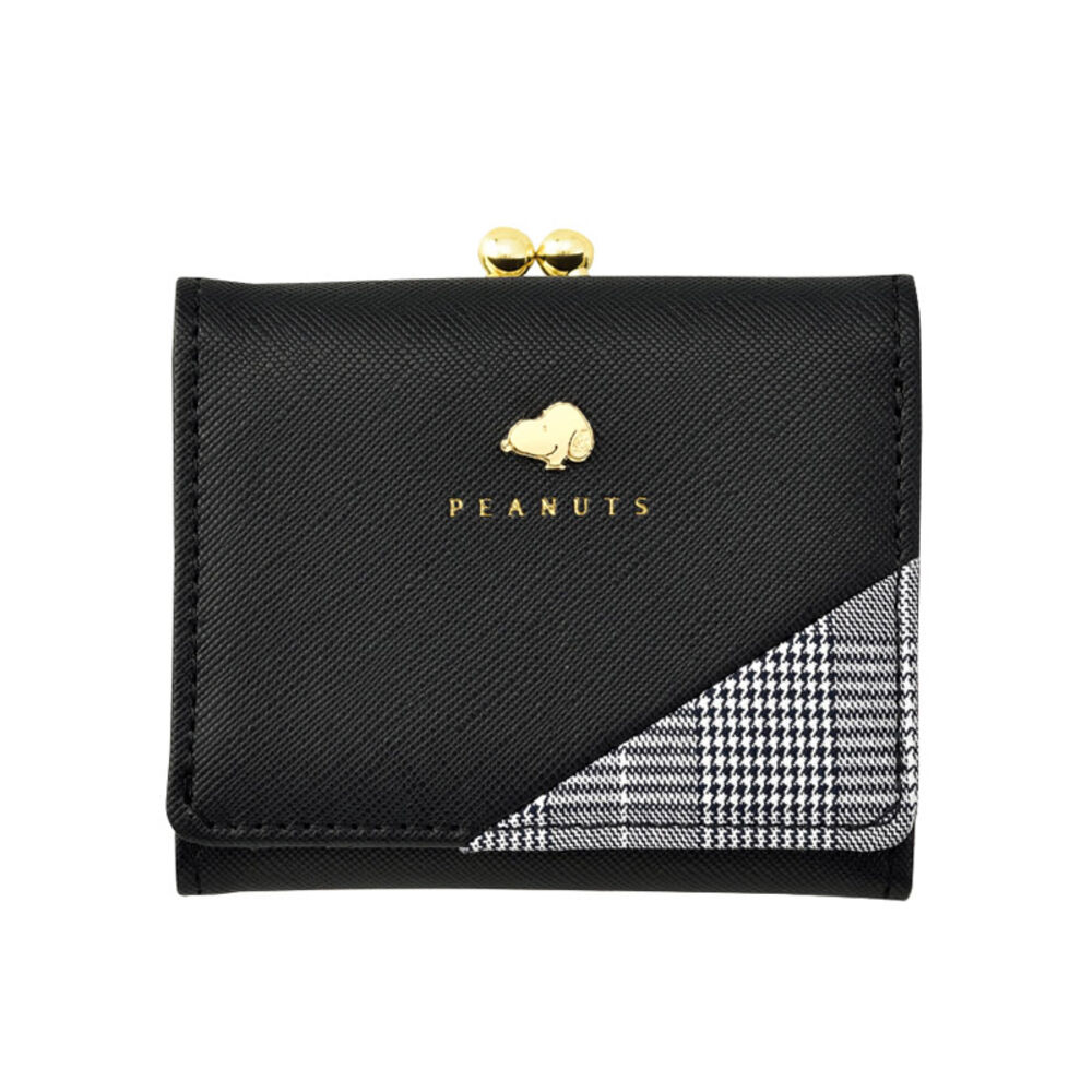 BACKYARD FAMILY「三つ折り財布 レディース がま口 通販 三つ折財布 財布 三つ折り ミニ財布 折りたたみ財布」|財布|ブラック2