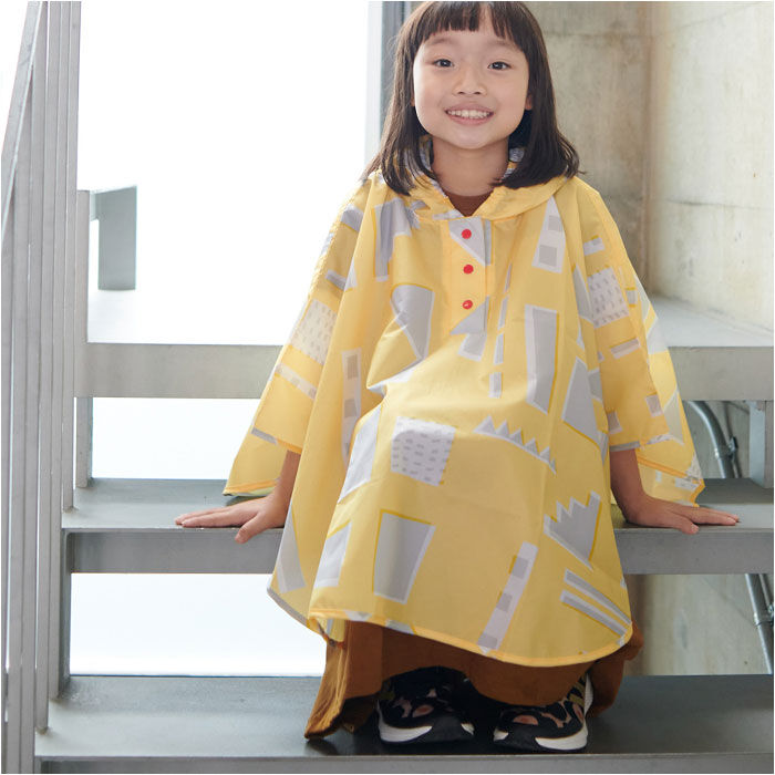 BACKYARD FAMILY「サンキューニプラスエム 392 plus m レインポンチョ キッズ 通販 ポンチョ Mサイズ」|その他|