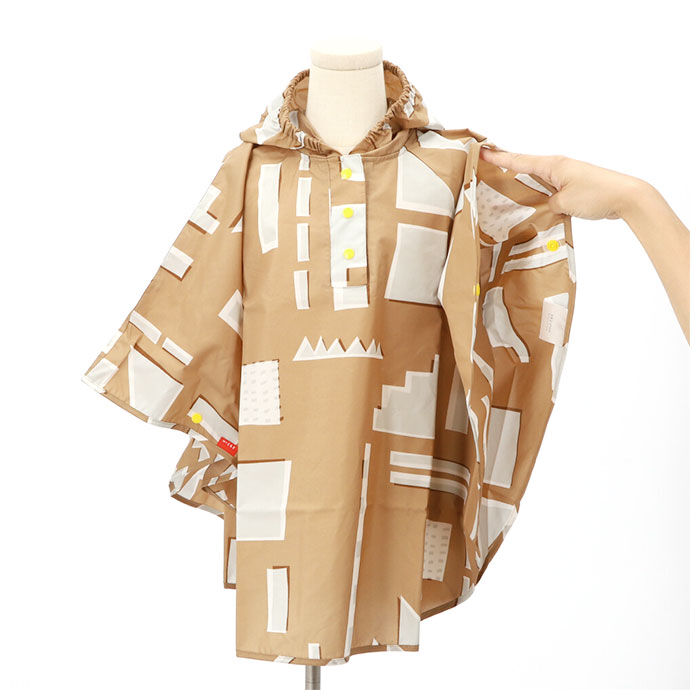 BACKYARD FAMILY「サンキューニプラスエム 392 plus m レインポンチョ キッズ 通販 ポンチョ Mサイズ」|その他|