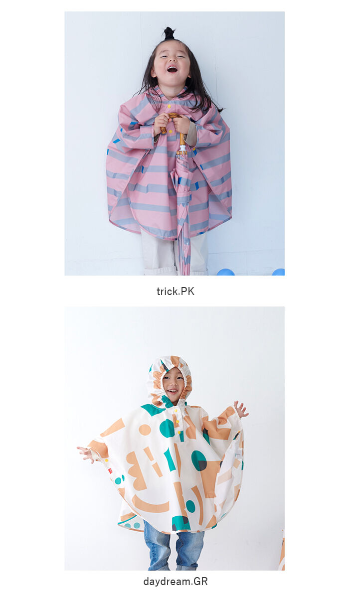 BACKYARD FAMILY「サンキューニプラスエム 392 plus m レインポンチョ キッズ 通販 ポンチョ Mサイズ」|その他|