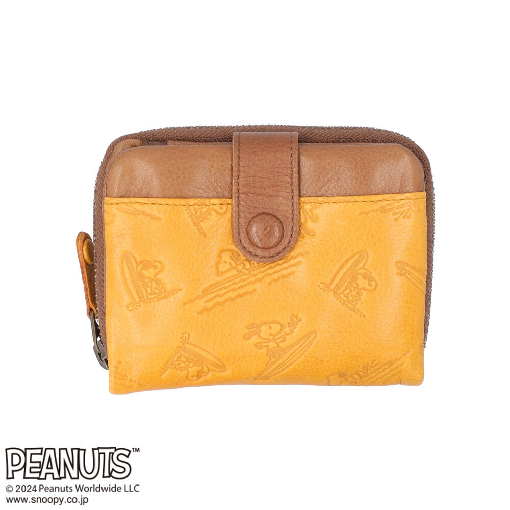 BACKYARD FAMILY「PEANUTS ピーナッツ 二つ折り財布 二つ折り 73460 通販 財布 お財布 さいふ サイフ」|財布|ブラウン1