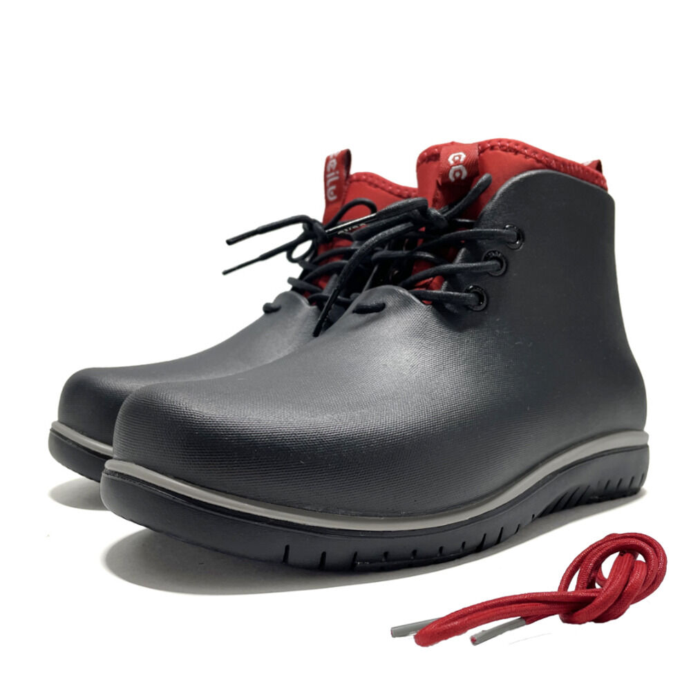 BACKYARD FAMILY「チル ccilu レインブーツ メンズ 通販 メンズ レディース ハイカット ブーツ 軽量」|その他|ブラック1