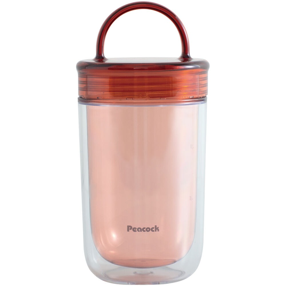 BACKYARD FAMILY「ピーコック Peacock 水筒 PPA-35 通販 クリアボトル スクリュータイプ 340ml」|食器・キッチングッズ|レッド1