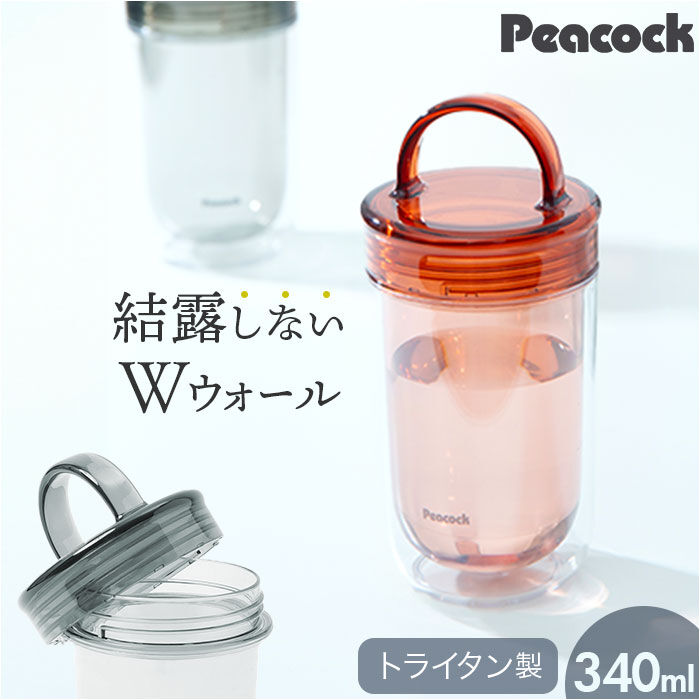 BACKYARD FAMILY「ピーコック Peacock 水筒 PPA-35 通販 クリアボトル スクリュータイプ 340ml」|食器・キッチングッズ|