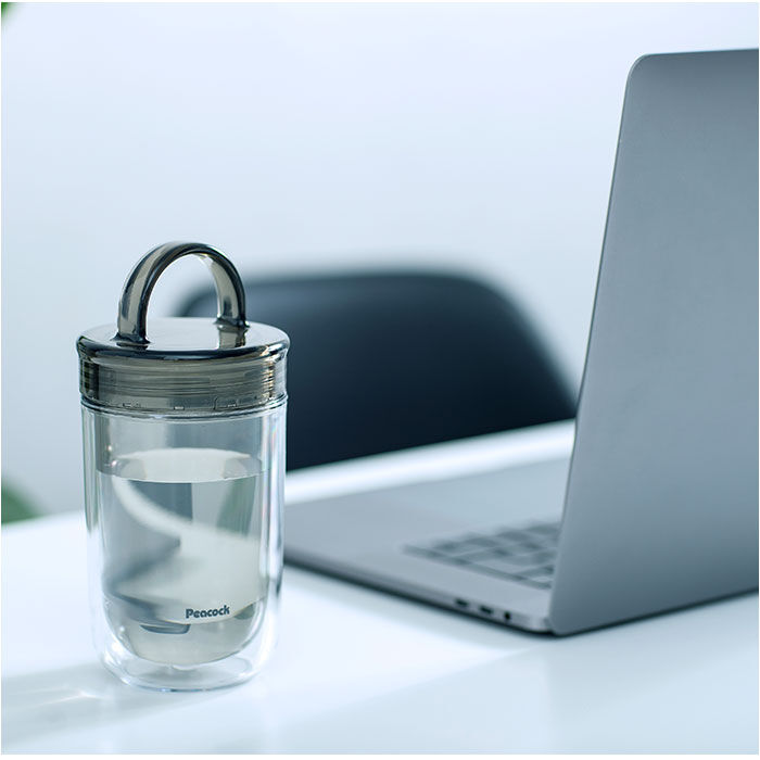 BACKYARD FAMILY「ピーコック Peacock 水筒 PPA-35 通販 クリアボトル スクリュータイプ 340ml」|食器・キッチングッズ|