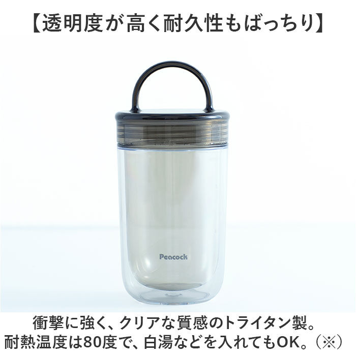 BACKYARD FAMILY「ピーコック Peacock 水筒 PPA-35 通販 クリアボトル スクリュータイプ 340ml」|食器・キッチングッズ|