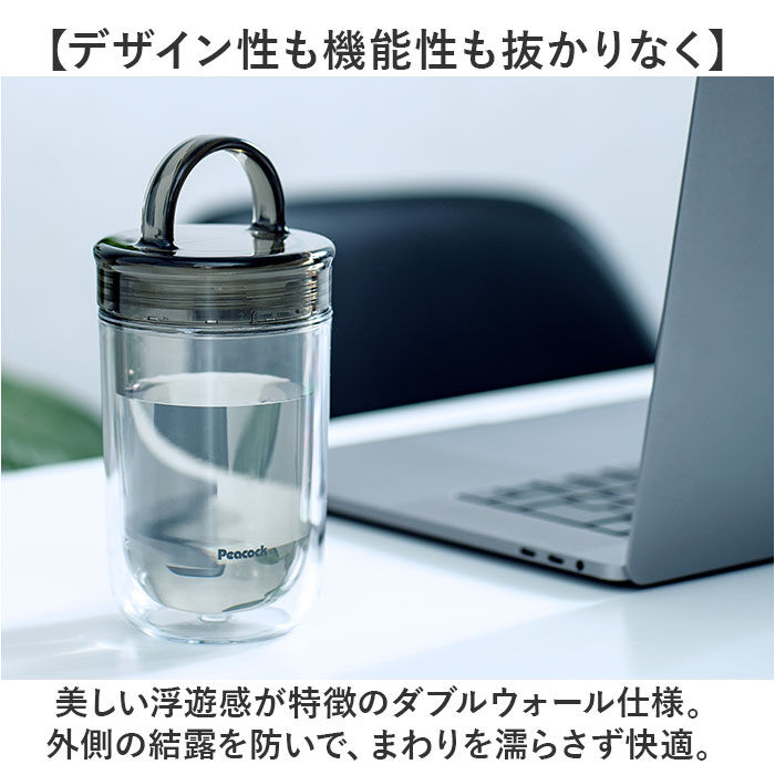 BACKYARD FAMILY「ピーコック Peacock 水筒 PPA-35 通販 クリアボトル スクリュータイプ 340ml」|食器・キッチングッズ|