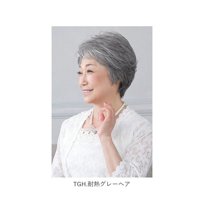 BACKYARD FAMILY「プリシラ ウィッグ フルウィッグ 通販 ショート 自然 ボブ 黒髪 大人 コスプレ かつら 着物」|ヘアスタイリング|