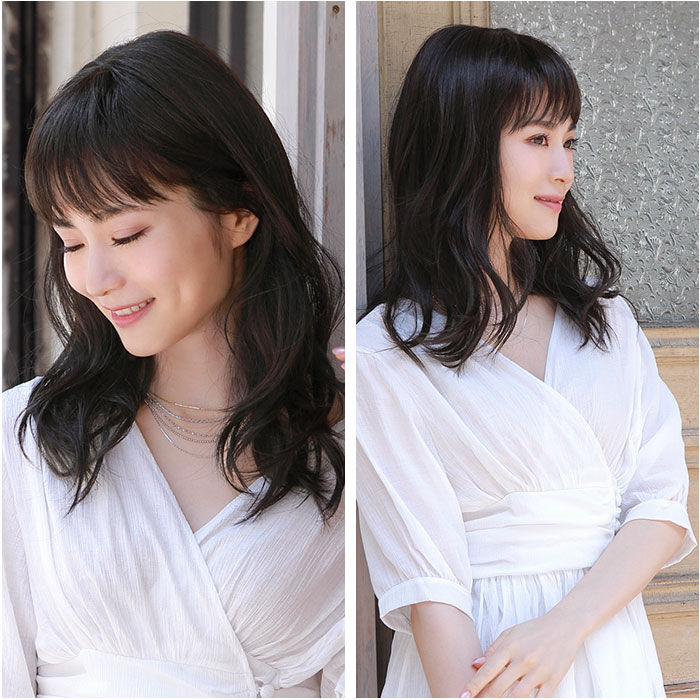 BACKYARD FAMILY「プリシラ オールウィッグ prisila A-706 通販 フルウィッグ フレイウェーブセミディ」|ヘアスタイリング|