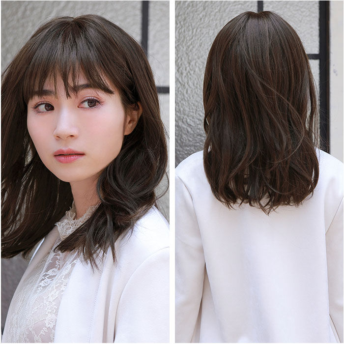 BACKYARD FAMILY「プリシラ オールウィッグ prisila A-706 通販 フルウィッグ フレイウェーブセミディ」|ヘアスタイリング|